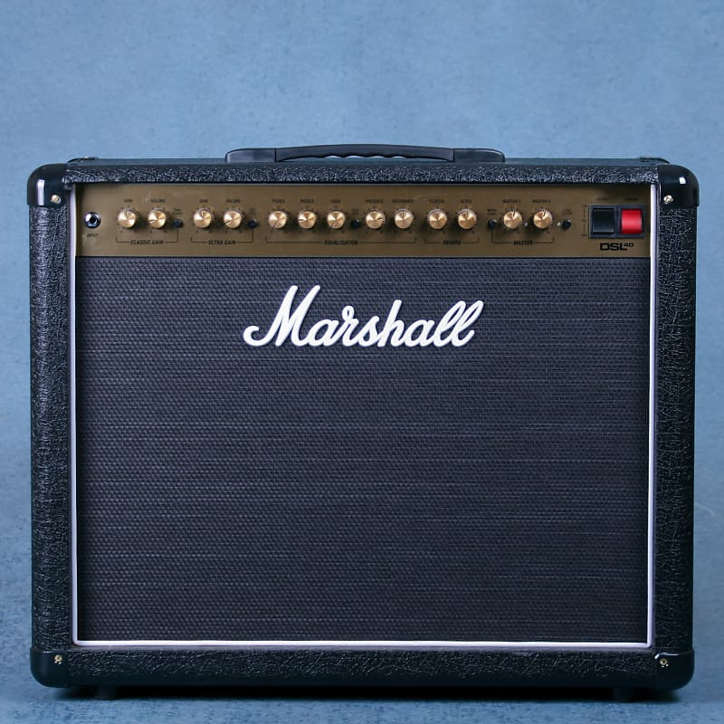 Marshall DSL40C 1x12 Valve Guitar Combo Amp w/Cover and Reverb