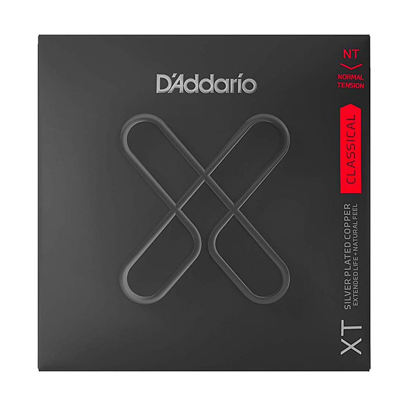 D'Addario XT Silver Plated Copper Classical Guitar Strings, Normal Tension image 1