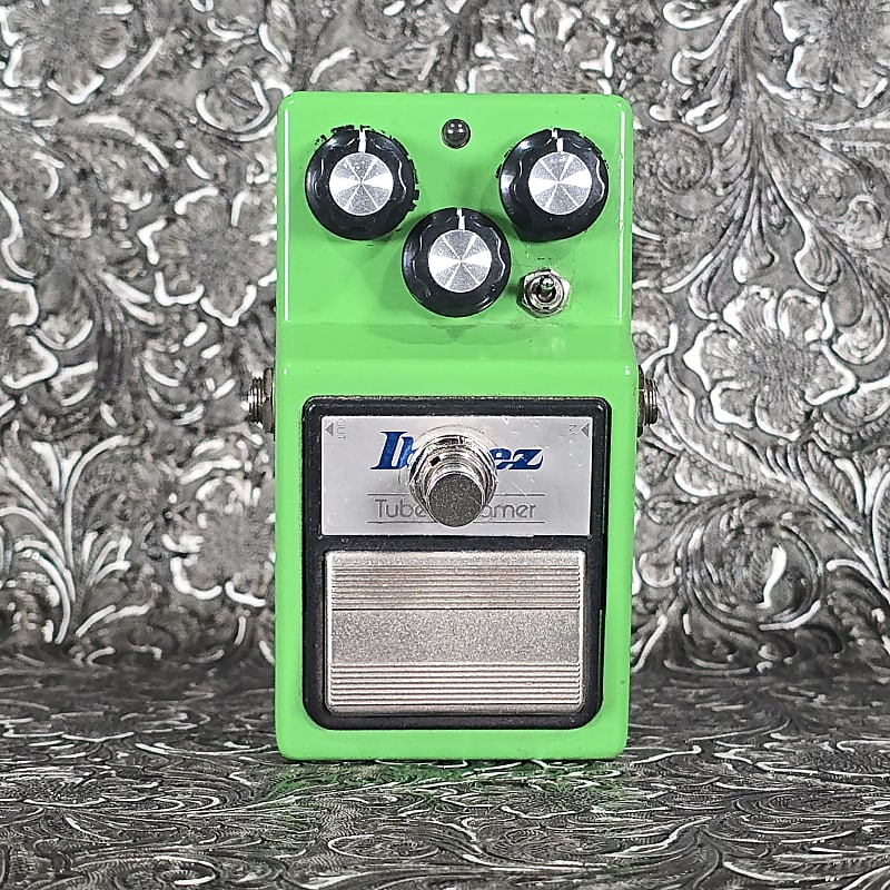 JHS Ibanez TS9 Tube Screamer with "Tri-Screamer" and True Bypass Mods 2017 - Green with Green Knobs image 1