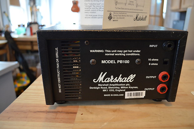 日本製低価MARSHALL POWER BRAKE PB100 マーシャル アッテネーター ギター