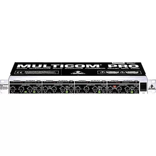 Behringer Multicom Pro MDX4400 4-Channel Audio Interactive Dynamics Processor 2000s - Black / Silver image 1