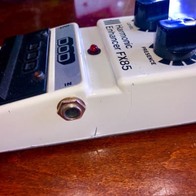 DOD FX85 Harmonic Enhancer pedal 1985 White treble boost gain drive vintage RARE!!! image 6