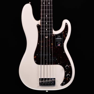 Fender American Professional II Precision Bass V, Rw Fb, Olympic White 9lbs 12.5oz image 4