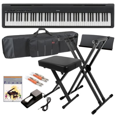 Kawai ES110 Digital Piano - Black STAGE ESSENTIALS BUNDLE | Reverb