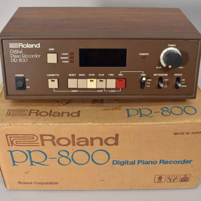 Roland PR-800 Digital Piano Recorder Vintage Original Box image 1