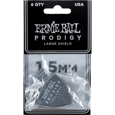 Ernie Ball 9332 Prodigy Large Shield Pick, 1.5mm, 6 Pack image 2