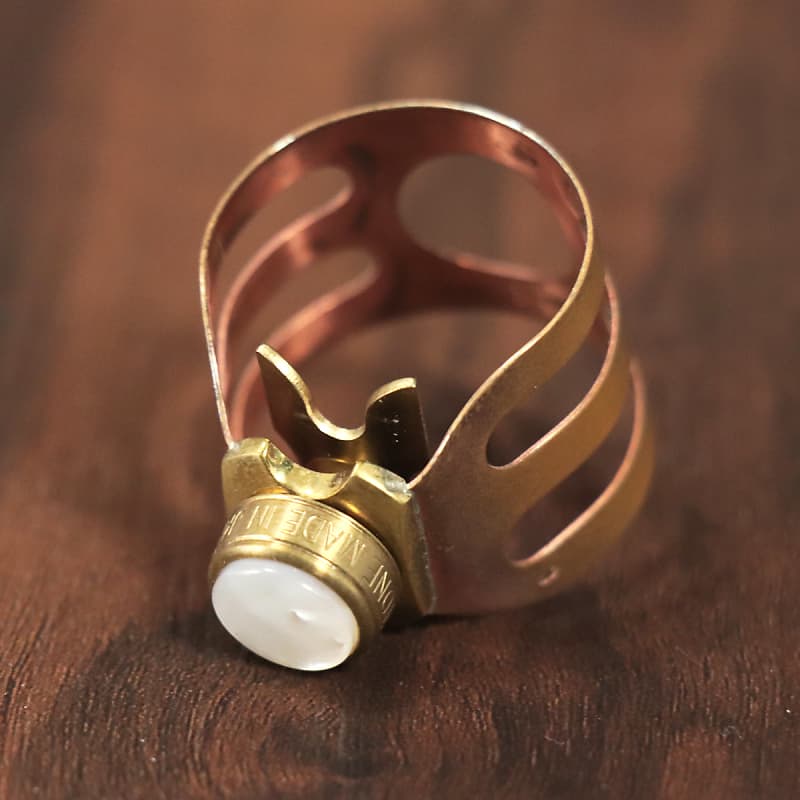 Wood Stone Alto sax ligature CLASSIC COPPER [07/24] | Reverb
