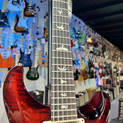 PRS Special Semi-Hollow Electric Guitar, Custom Color - Fire Red Wrap Burst w/ Case, Signature Dlr, Get Plekd 297 image 5