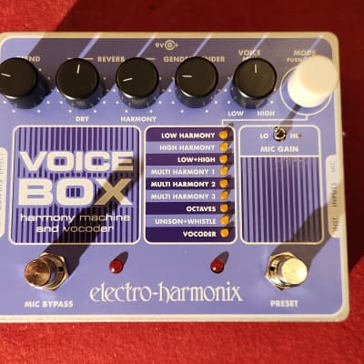 Electro-Harmonix Voice Box Harmony Machine & Vocoder w/ Original Box & Power Supply image 2
