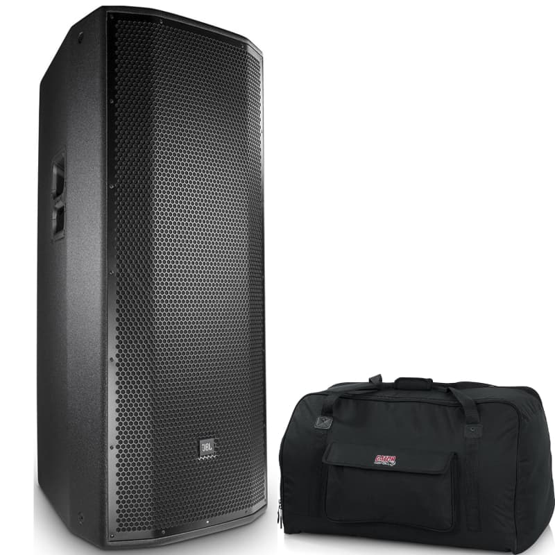 (2) JBL Pro PRX825W Dual 15 3000w Altavoces alimentados de 2 vías con WiFi  + aplicación móvil