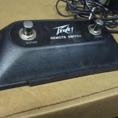 Peavey 2 Button Amp foot switch vintage chorus footswitch for amplifier image 6