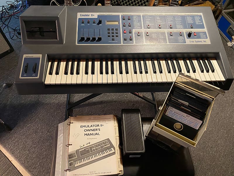 E-MU Systems Emulator II+ 1985, second owner since 1986. Comes with Anvil case, library, manual. image 1
