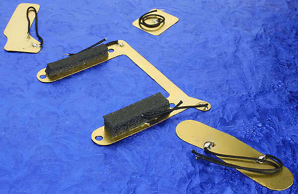 Fender USA Jaguar Brass Shield Kit Set Of Four 0054518000