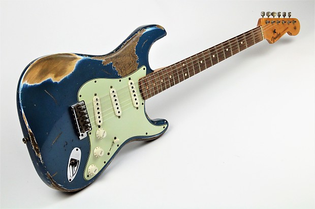 Fender Custom Shop 1962 Super Heavy Relic Aged Lake Placid Blue W