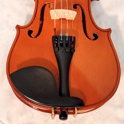 Unmarked 1/2 VIOLIN WITH BOW & CASE - Natural Gloss image 6