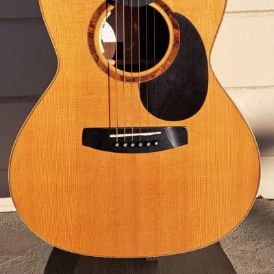 CORCORAN 00 MODEL MADAGASCAR ROSEWOOD FOLK SIZED ACOUSTIC GUITAR  W/ HISCOX CASE for sale