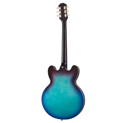 Epiphone Inspired by Gibson ES-335 Figured Top Blueberry Burst image 2