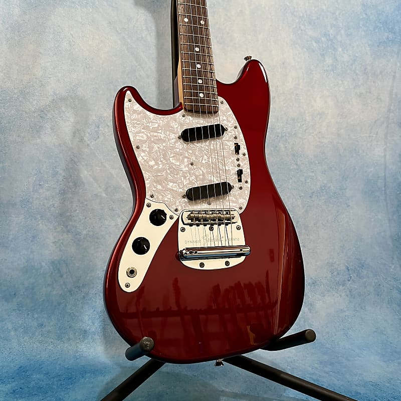 2010 Fender Japan MG-69 Mustang Old Candy Apple Red MIJ LH Left