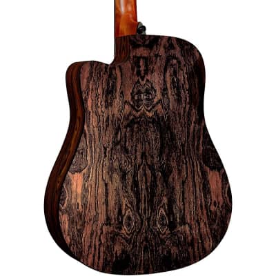 Lag Guitars Tramontane HyVibe THV30DCE Dreadnought Acoustic-Electric Smart Guitar Natural image 2