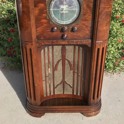 Zenith Baby Stratosphere 12-A-58 Antique Tube Console Floor