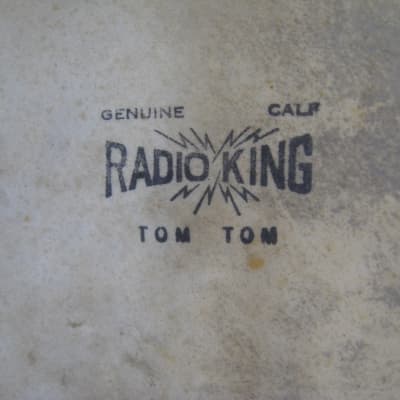 Slingerland 2 - 13 Radio King Calf Heads  (lot312U) 40/50's Calf image 2