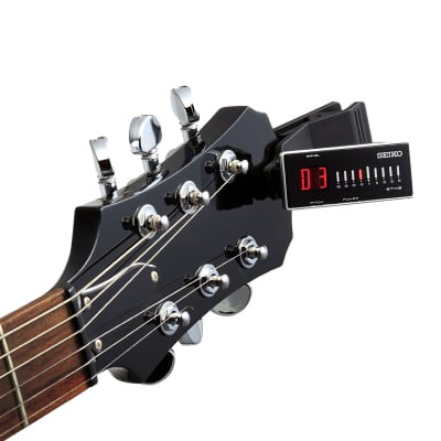 New Seiko STX2 Clip-On Chromatic Instrument Tuner for Guitar, Bass, Mandolin, Banjo, Ukulele +More image 2