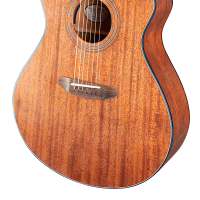 Breedlove Wildwood Concerto CE all Solid African Mahogany Cutaway Acoustic Electric Guitar, Satin Natural image 1