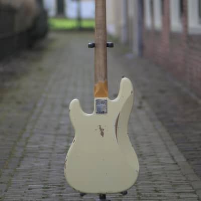 Fender Custom Shop '64 Precision Bass, Relic - Aged Vintage White image 18