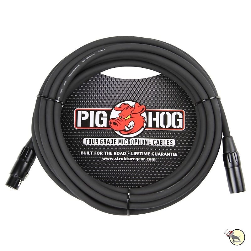 Pig Hog PHM15 8mm Microphone XLR Cable, 15ft image 1