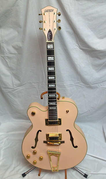 Gretsch G5191 Tim Armstrong Pink / Salmon finish Archtop Acoustic Electric Guitar image 1