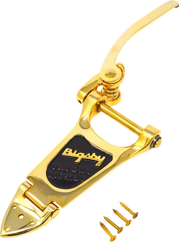 Bigsby B3 B3GLH Vibrato/Tremolo Tailpiece, LEFT-HANDED, GOLD | Reverb