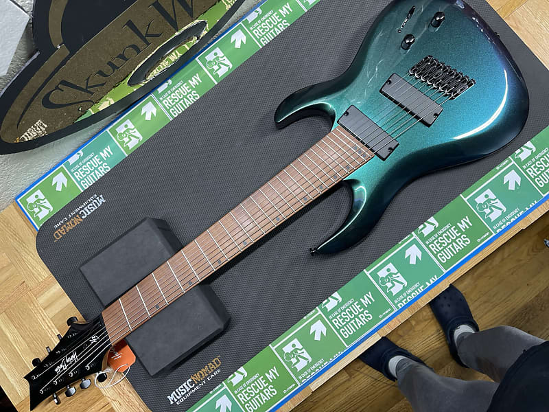 Harley Benton R-458FFB Roasted Multiscale Flip Flop Blue The | Reverb