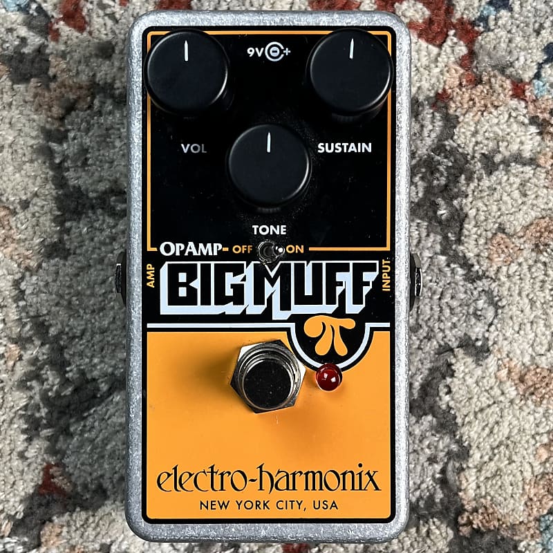 Electro Harmonix Op Amp Big Muff Pi Guitar Fuzz Effect Pedal! G138 image 1