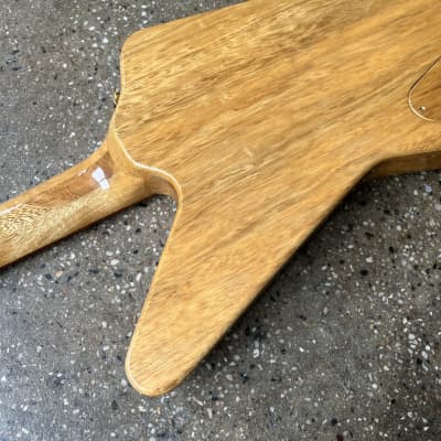 Kurt Wilson Korina Explorer Electric Guitar - Natural image 16