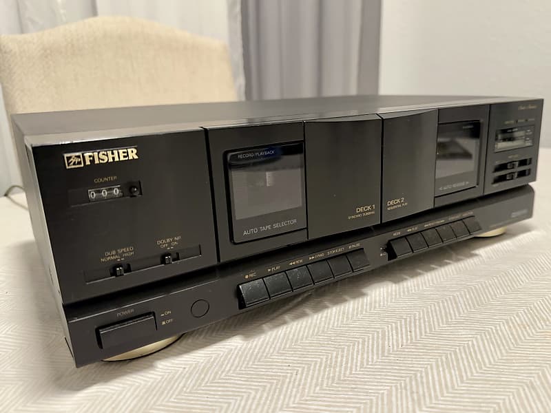 Fisher CRW9325 Cassette Tape Deck Reverb