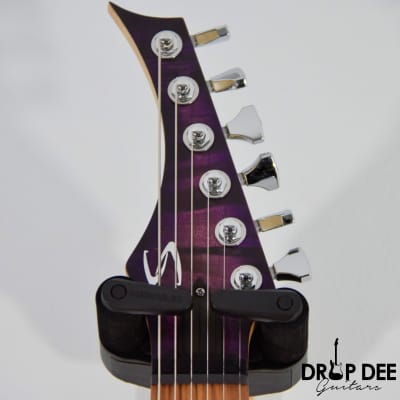 Skervesen Mirage 6 Electric Guitar w/ Case (1410)-Purple Burst image 10