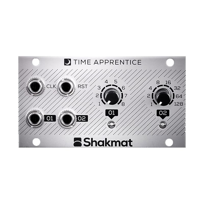 Shakmat Modular Time Apprentice Eurorack Clock Divider Module Reverb