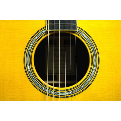 Yamaha LL-TA TransAcoustic Dreadnought Acoustic-Electric Guitar w/ Reverb and Chorus - Vintage Tint image 4