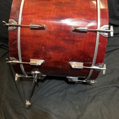Tama - 24x16" Superstar Bass Drum, Complete! 1980's - Wine Red image 14