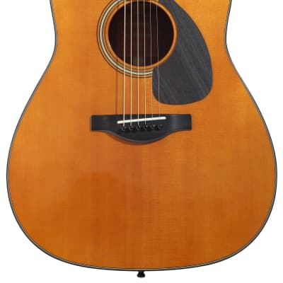 Yamaha FG5 Red Label Dreadnought Natural | Reverb