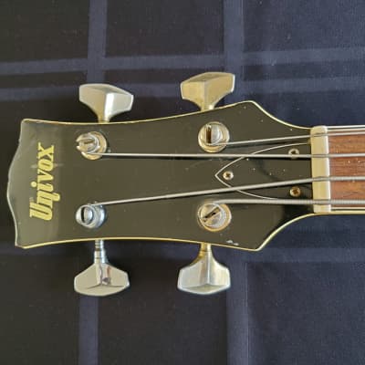 Vintage Univox Violin Bass Short-scale Single Humbucker Model U1970F image 8