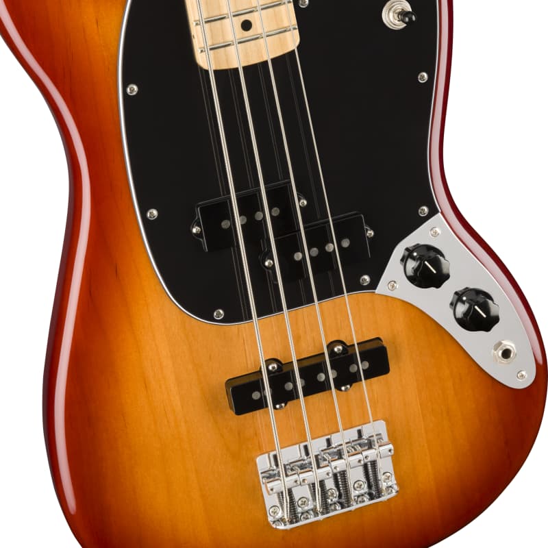 Photos - Guitar Fender Player Mustang Bass PJ Sienna Sunburst Sienna Sunburst new 