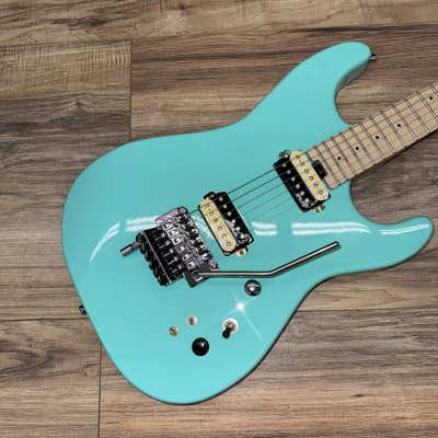 FU-Tone FU Pro Guitar 2024 - Sea Foam Green, reverse head for sale