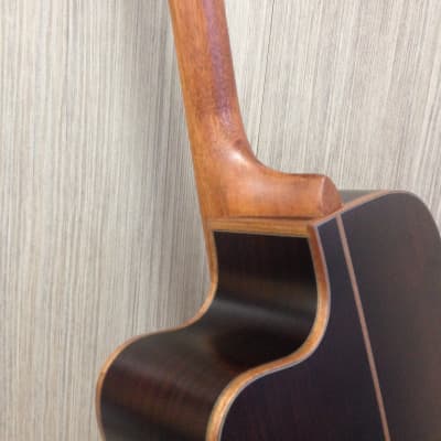 Klema K300DC-CE Satin / Natural Solid Cedar Top,Dreadnought Acoustic Guitar,Cutaway,EQ+ Gig Bag image 9