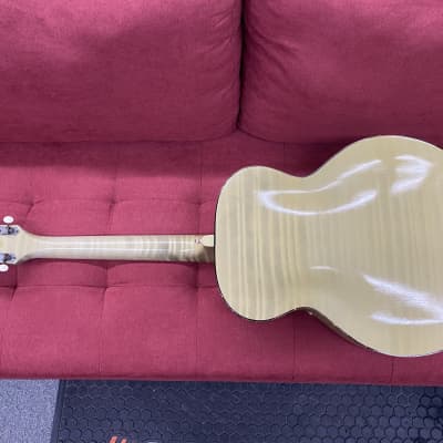 Harmony H1214 Archtone Acoustic Archtop Guitar 1950's - Blond with Faux Flame image 18