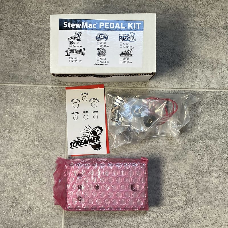 StewMac Screamer Pedal Kit fast shipping Reverb