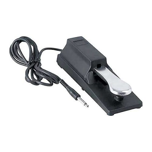 On Stage KSP100 Keyboard Piano Style Sustain Pedal (Black) image 1