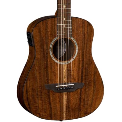 Luna Safari Solid Koa Top Acoustic Electric Guitar w/Gigbag image 1
