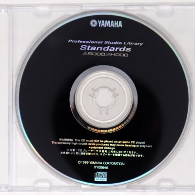 Yamaha Professional Studio Library Standards A5000/A4000/A3000 Sample Library/Sound Library/Sampling CD 1990s
