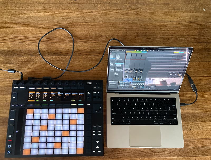 Ableton Push 2 Reverb